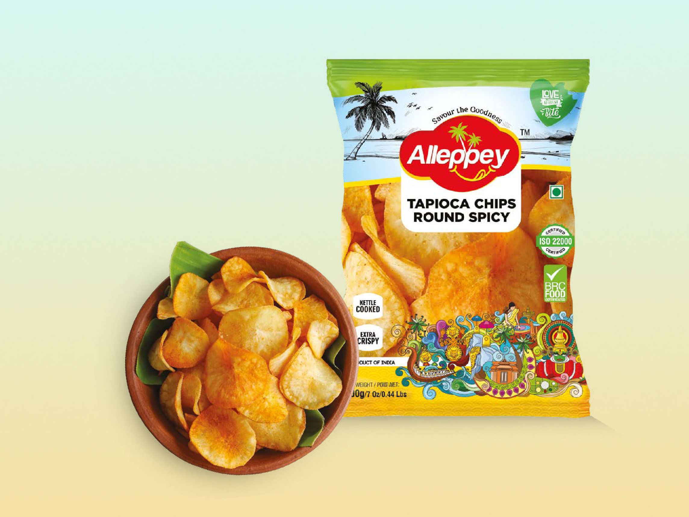 Tapioca Chips (Round) Spicy